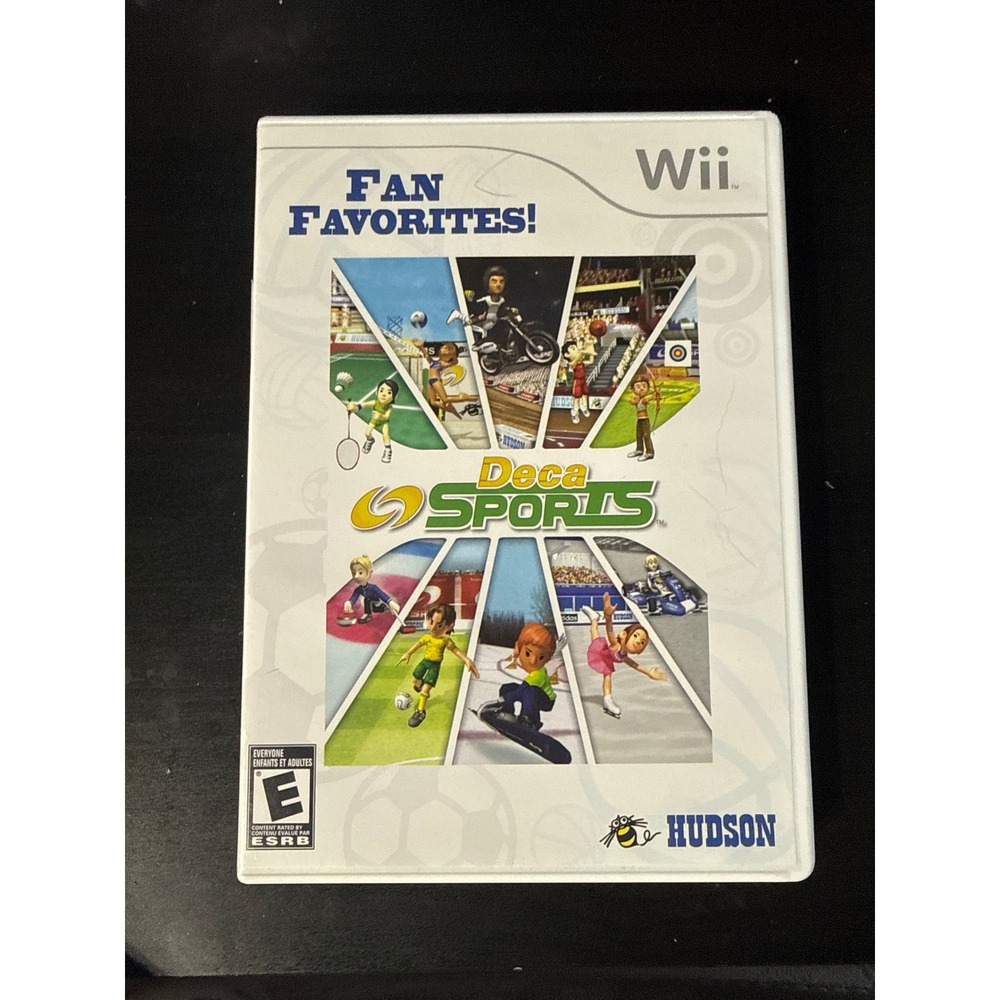 Nintendo Wii Deca Sports Video Game Hudson Soft Fan Favorites Edition Wii Sports